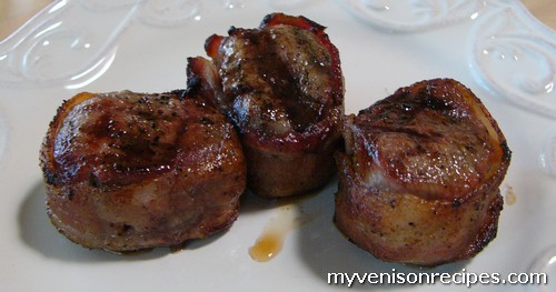 Venison Backstrap Recipes - Bacon-Wrapped Fillets