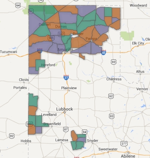 Texas Pronghorn Antelope Unit Map